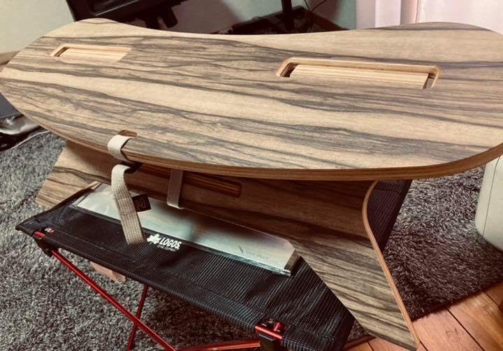 CAMP OOPERTS C型ブーメランテーブルW800 メラミン天板 未使用品 CAMP OOPERTS C型ブーメランテーブルW800 メラミン天板 未使用品